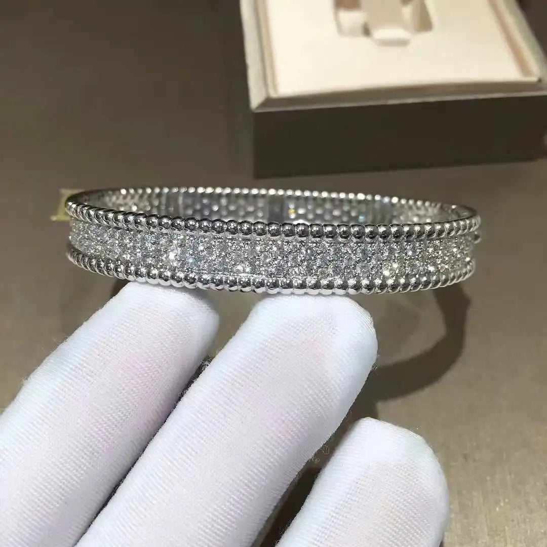 925 Sterling Silver Cubic Zirconia Bangle Bracelet