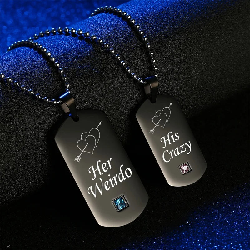Black Pendants, Her Weirdo and His Crazy