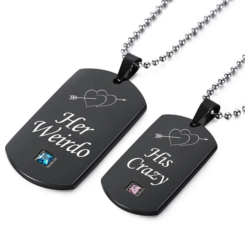 Black Pendants, Her Weirdo and His Crazy