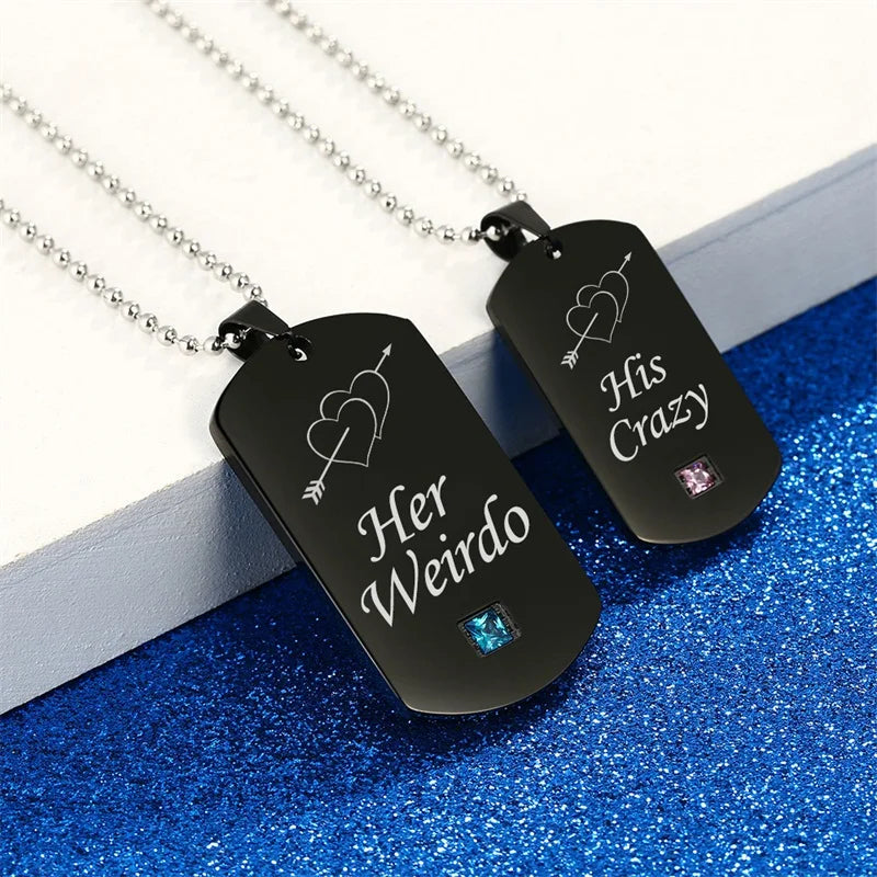 Black Pendants, Her Weirdo and His Crazy