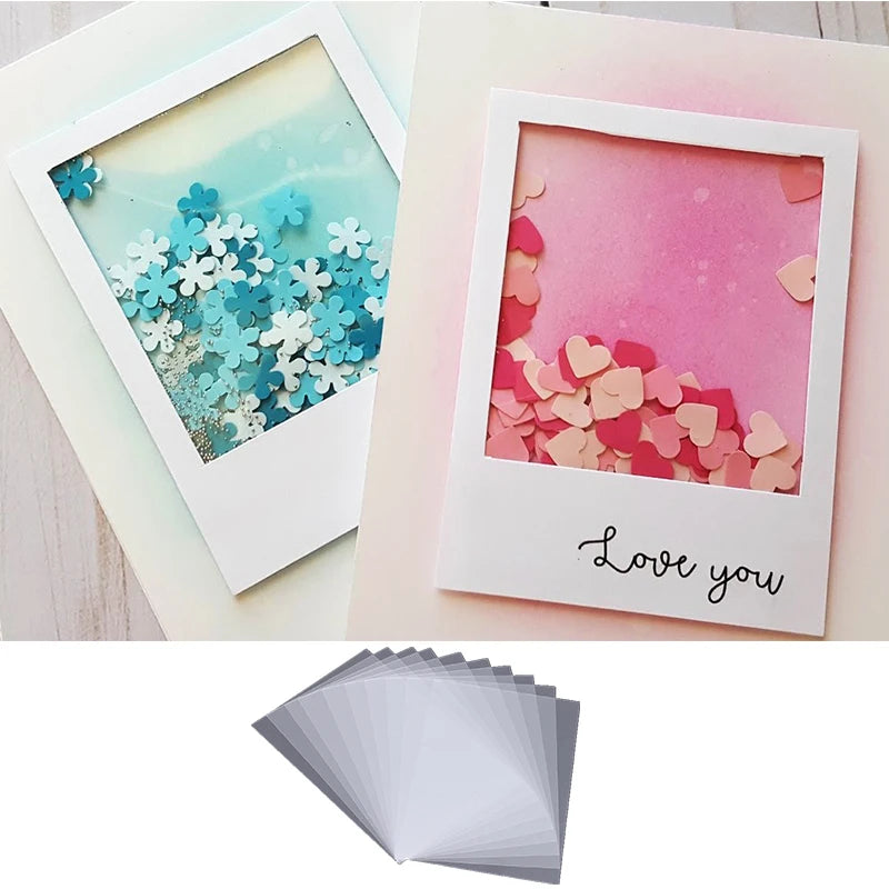 PVC Transparent Plastic Sheets for Scrapbooking
