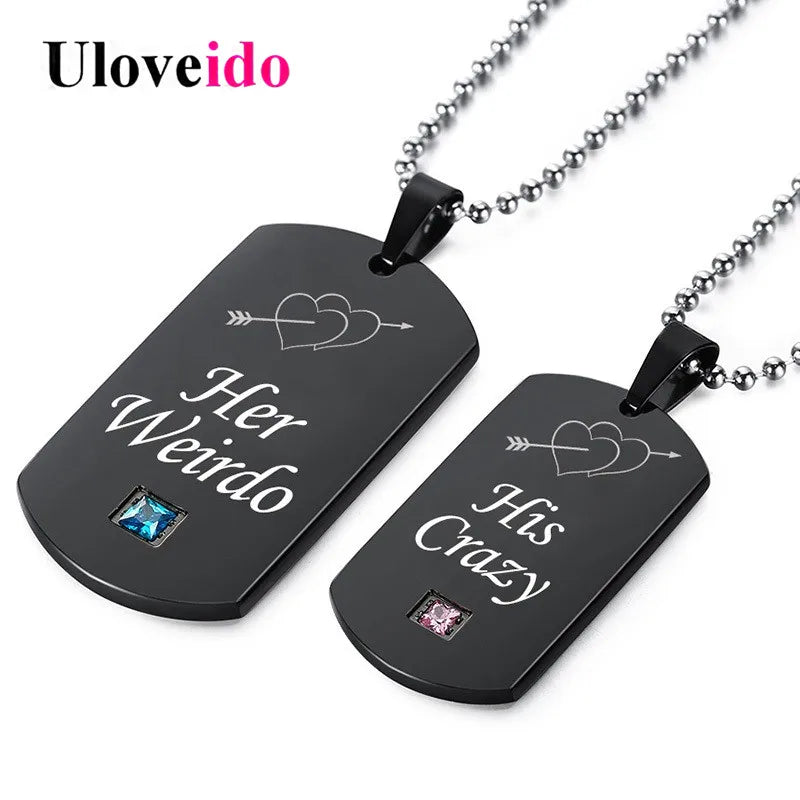 Black Pendants, Her Weirdo and His Crazy
