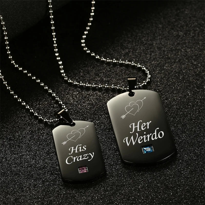 Black Pendants, Her Weirdo and His Crazy