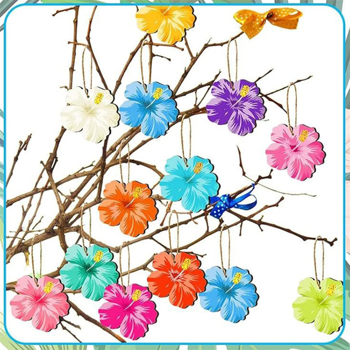 Wooden Pineapple Decor, Hawaiian Luau Ornaments