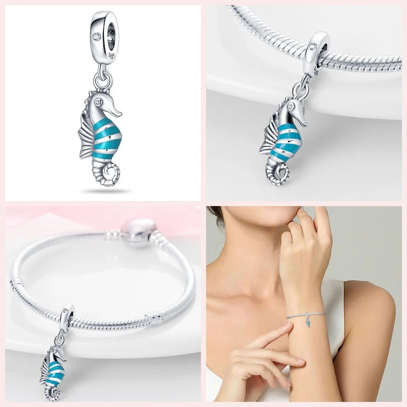 Ocean Series 925 Sterling Silver for Pandora Bracelet
