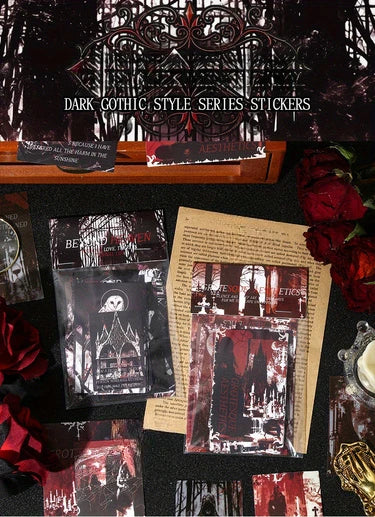 2 Pack 50 Sheets Gothic Sticker Set