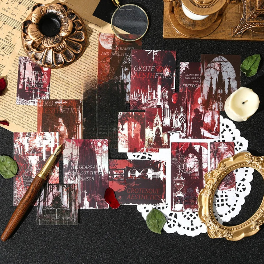 2 Pack 50 Sheets Gothic Sticker Set