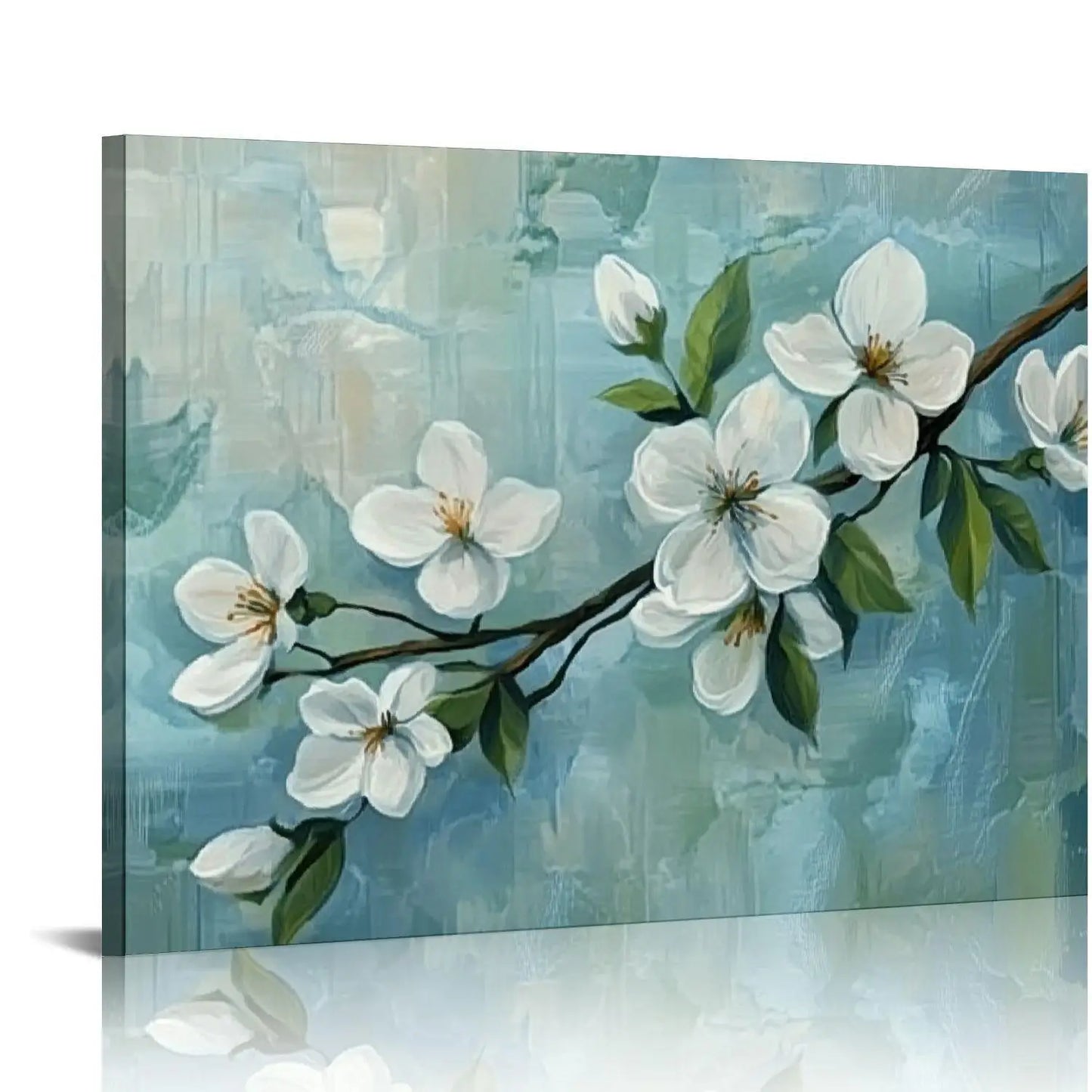 Framed Large Canvas Floral Modern Wall Art
