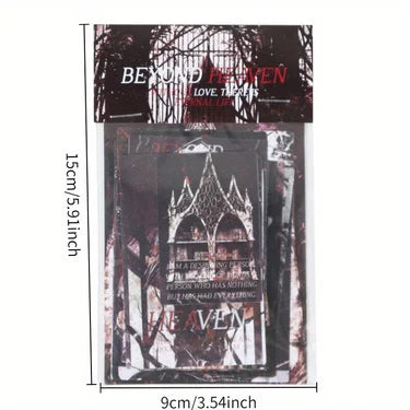 2 Pack 50 Sheets Gothic Sticker Set
