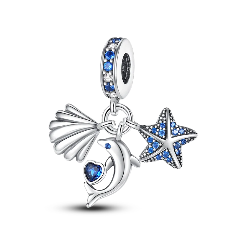 Ocean Series 925 Sterling Silver for Pandora Bracelet