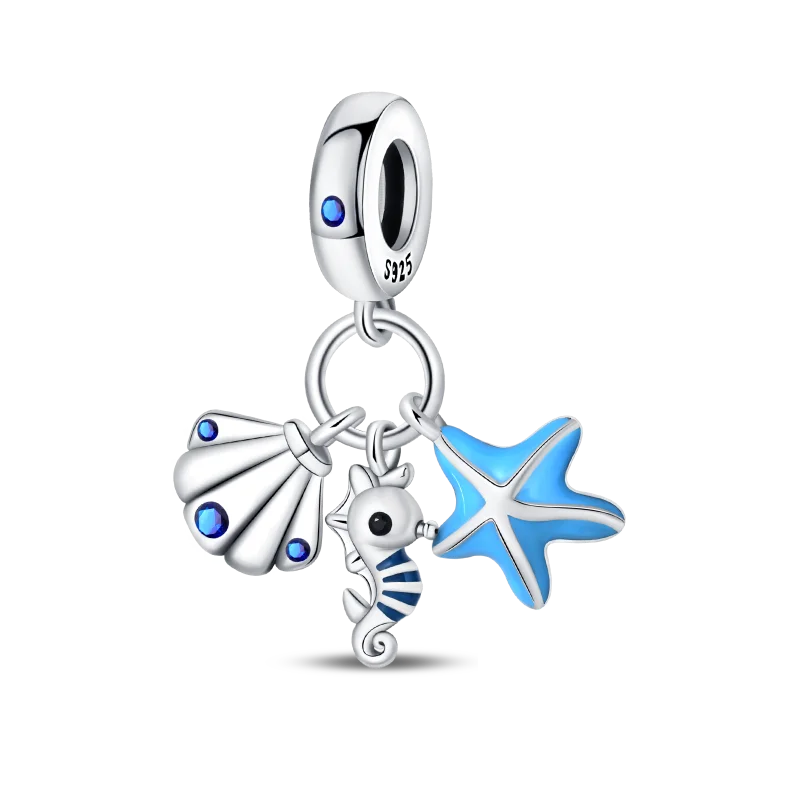 Ocean Series 925 Sterling Silver for Pandora Bracelet