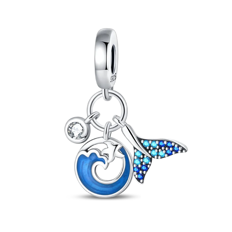 Ocean Series 925 Sterling Silver for Pandora Bracelet