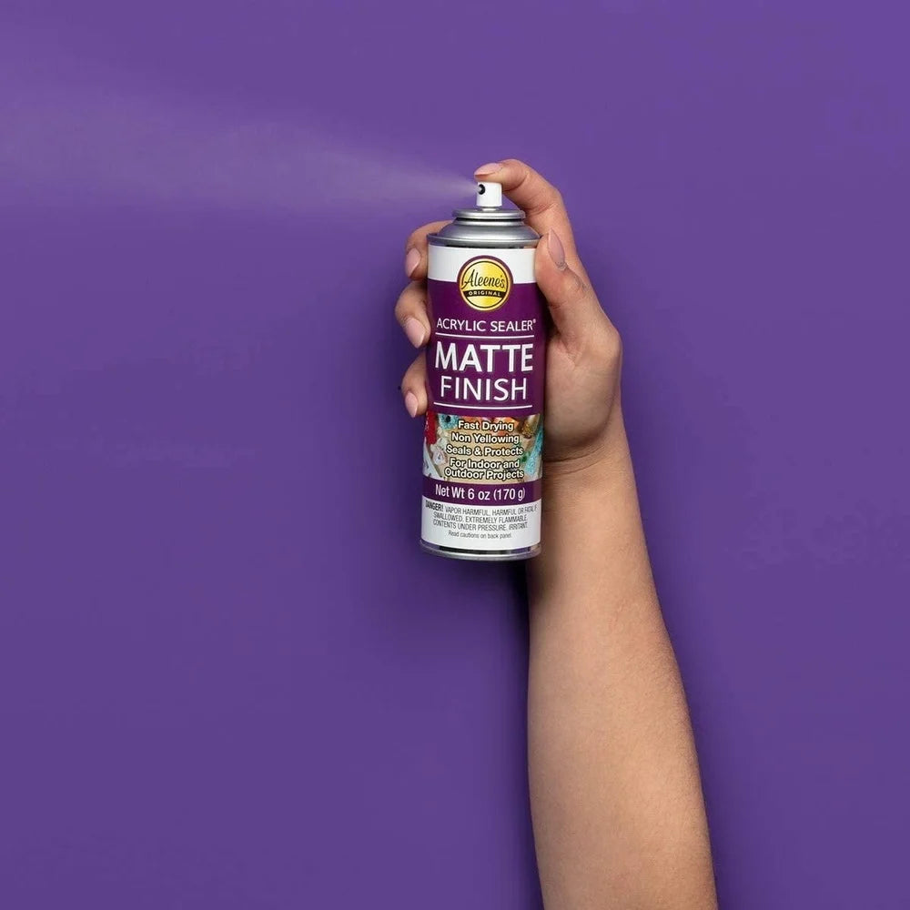 Clear Acrylic Matte Spray, Sealer, Fast Drying