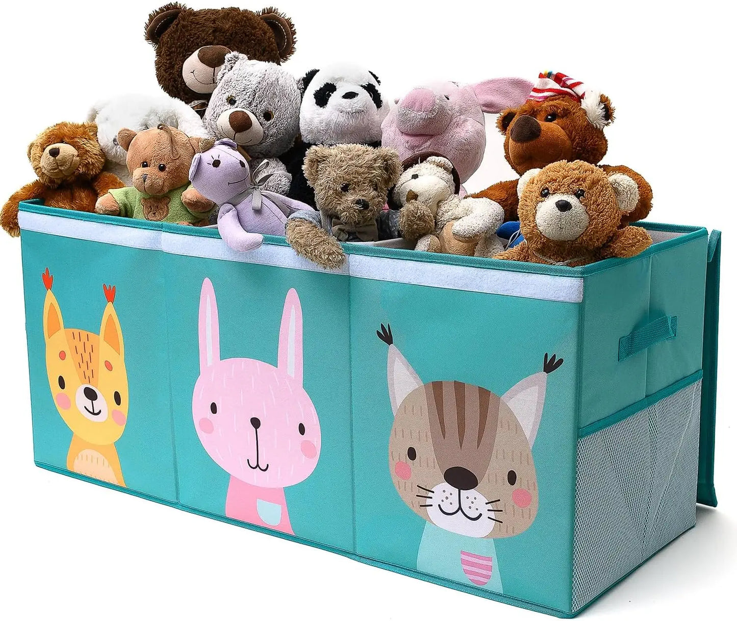 Extra Large Storage Box with Lid - Sturdy, Collapsible