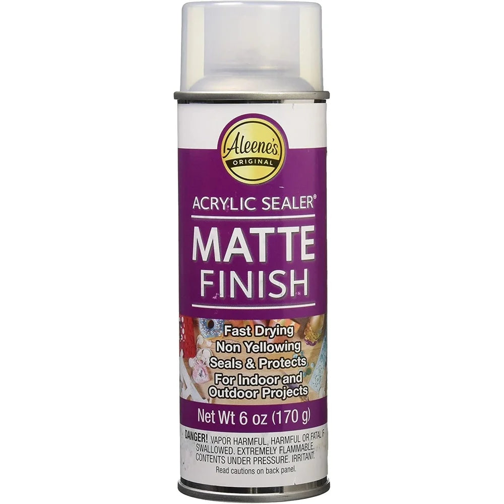Clear Acrylic Matte Spray, Sealer, Fast Drying