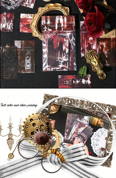 2 Pack 50 Sheets Gothic Sticker Set