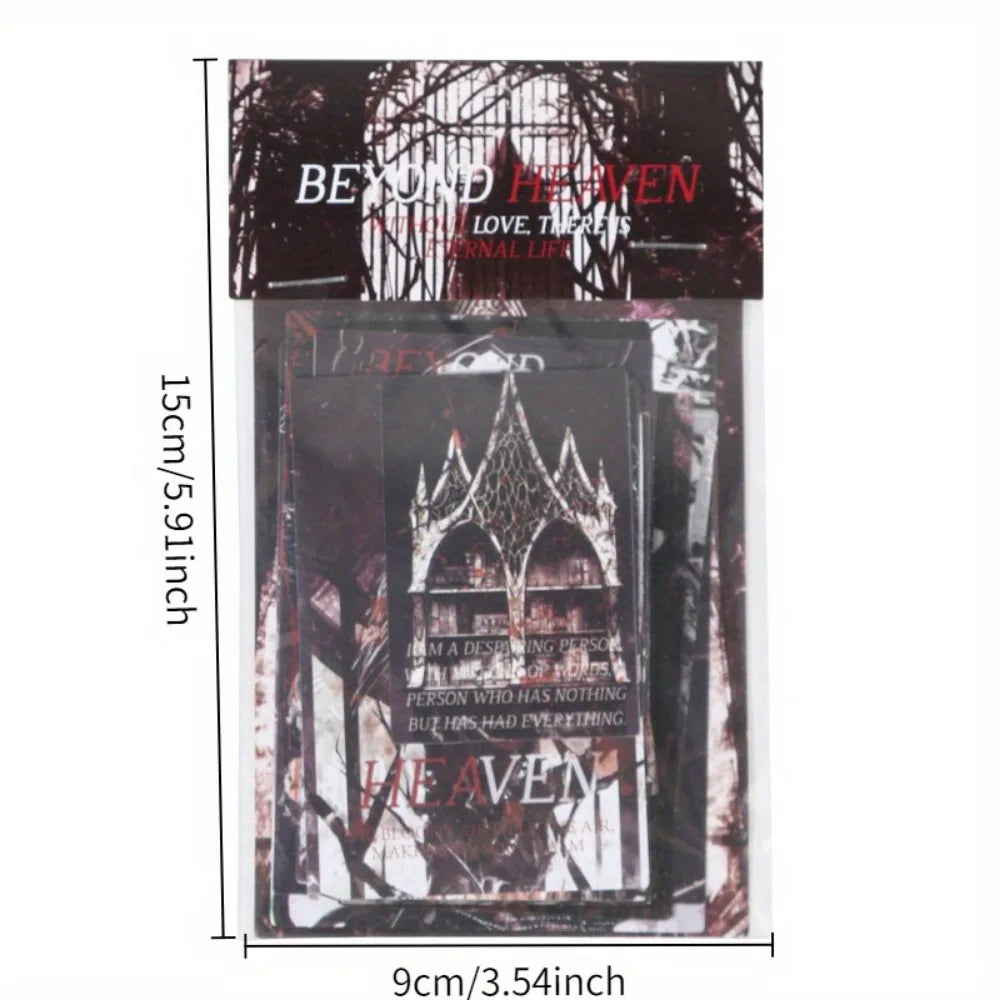 2 Pack 50 Sheets Gothic Sticker Set