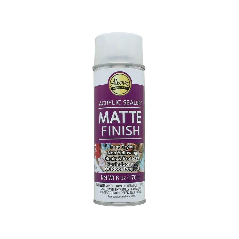 Clear Acrylic Matte Spray, Sealer, Fast Drying