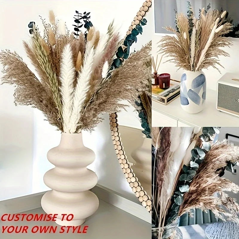 PAMPAS Grass Dried Reed Bouquet Bohemian Luxury