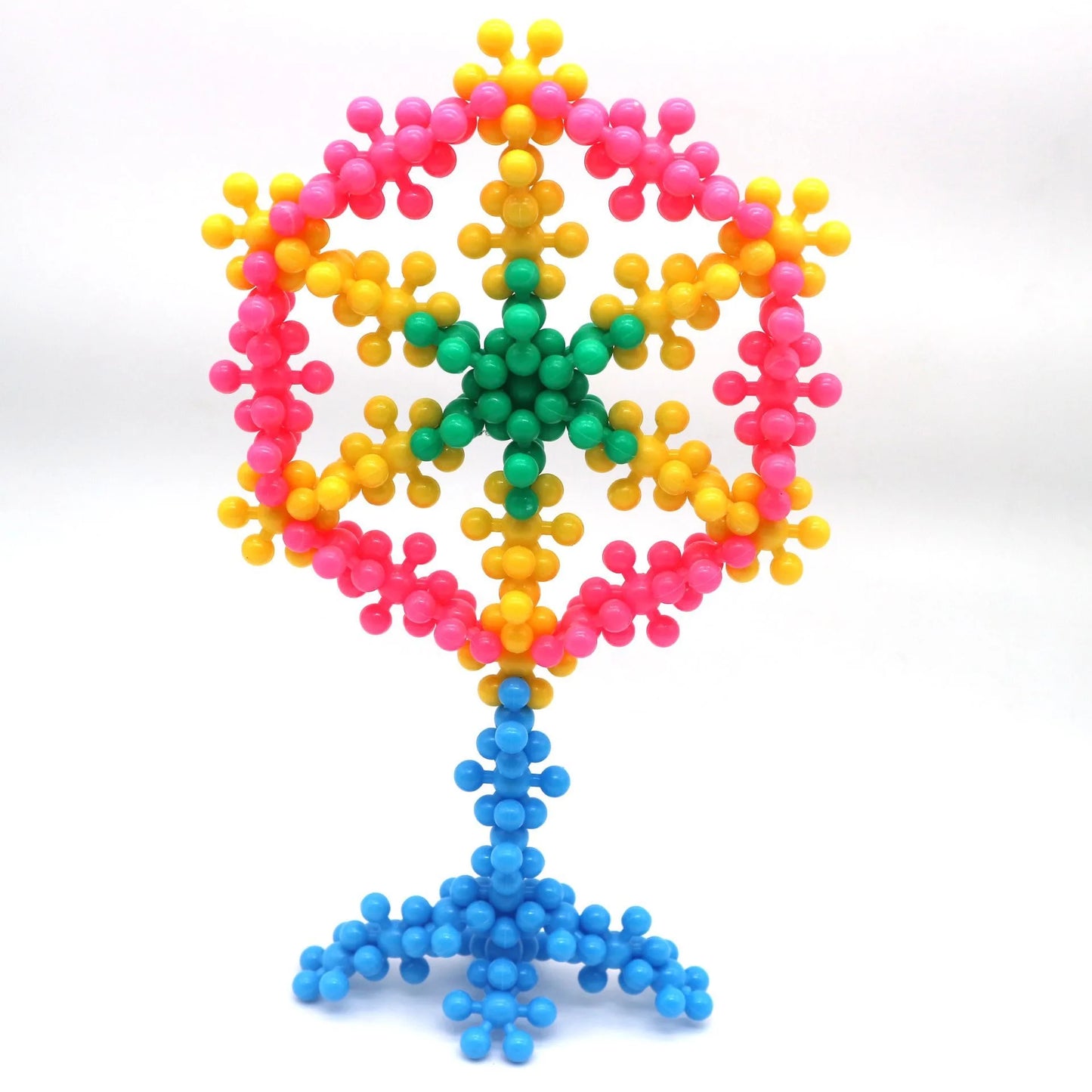600 Pcs of Hexagonal Plastic Beads