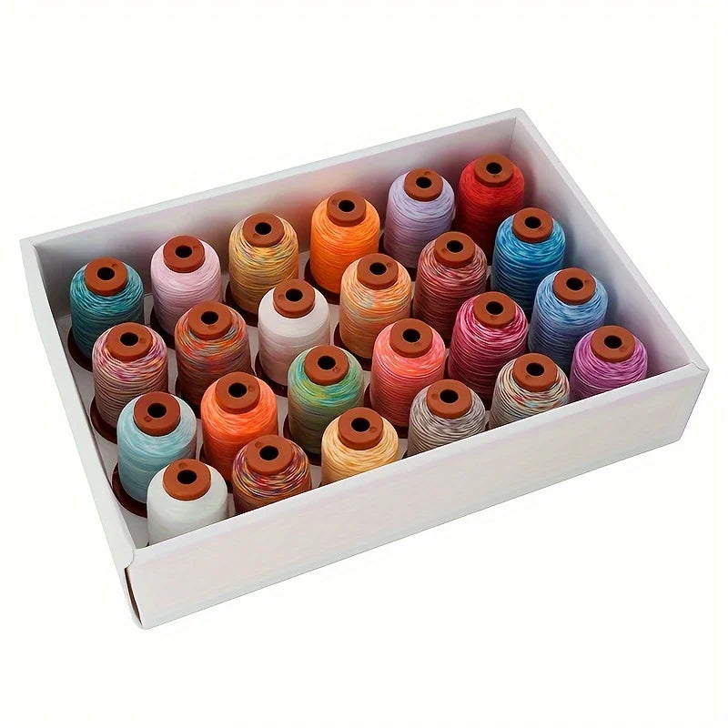 Variegated Polyester Sewing & Embroidery Thread