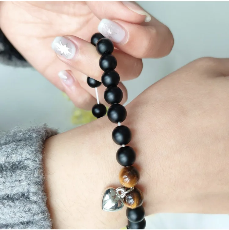 4Pcs Natural Stone Handmade Beaded Bracelets