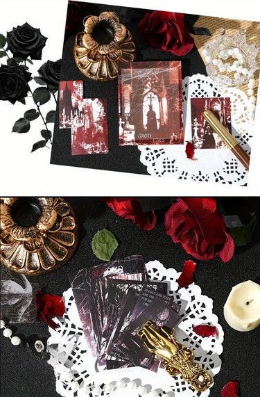 2 Pack 50 Sheets Gothic Sticker Set