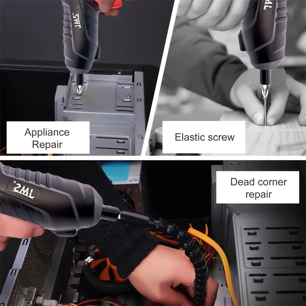 4.2V Cordless Electric Screwdriver Drill 74pcs Rechargeable