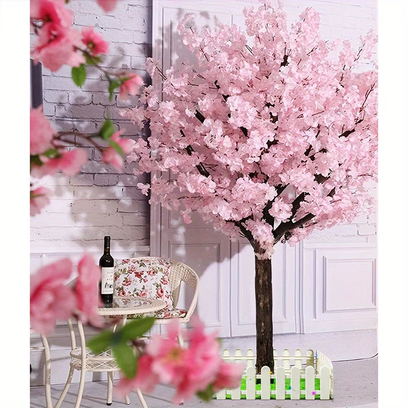 Handmade Artificial Cherry Trees, Natural Look