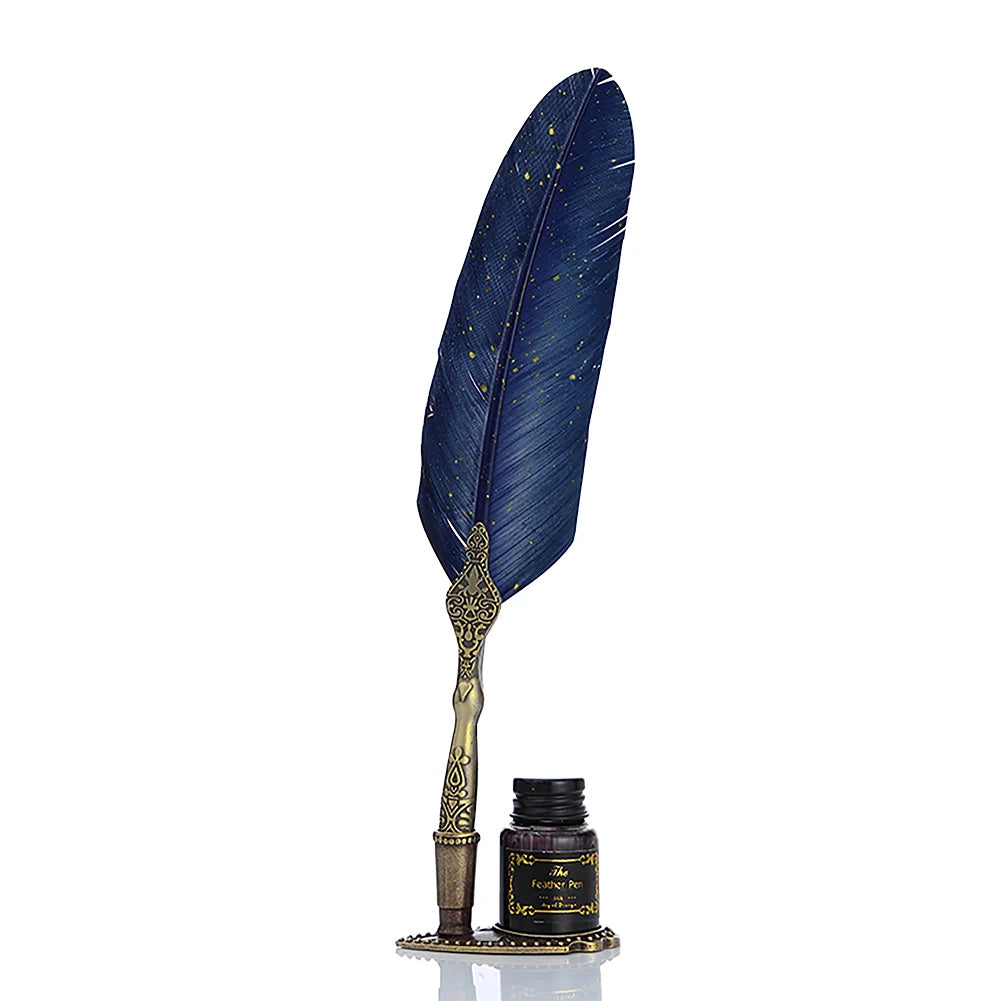 Retro Calligraphy Feather Dip Pen