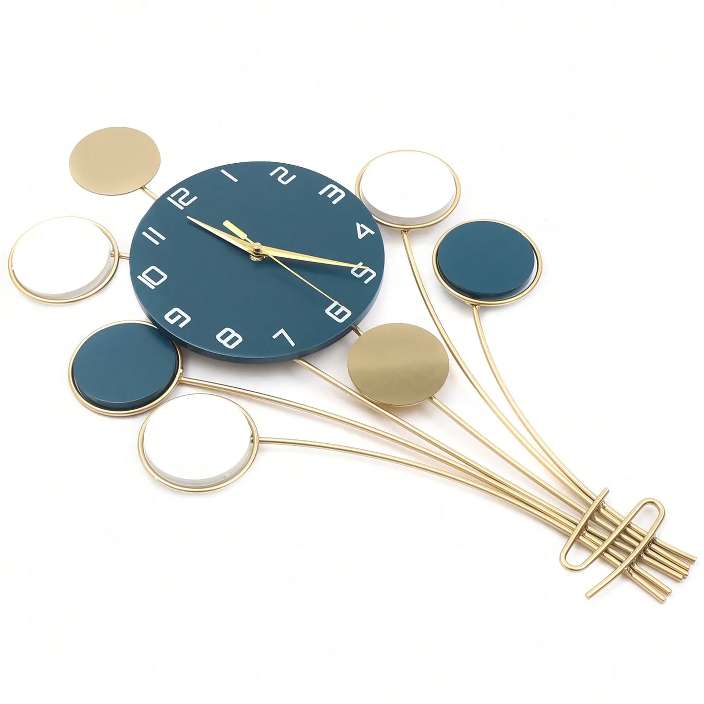 Large Hot Air Balloon Style Wall Clock, Battery Operated Silent