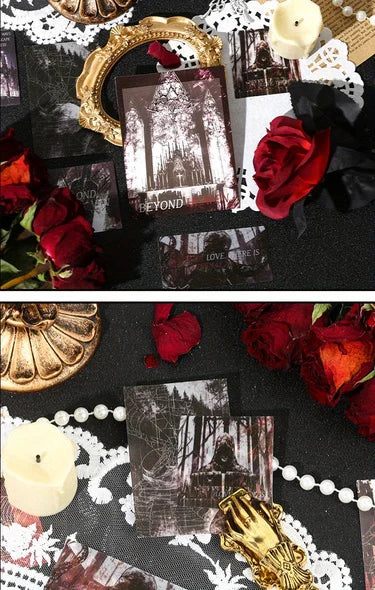 2 Pack 50 Sheets Gothic Sticker Set