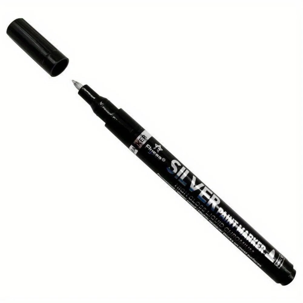 Silver Liquid Mirror Chrome Marker Pens