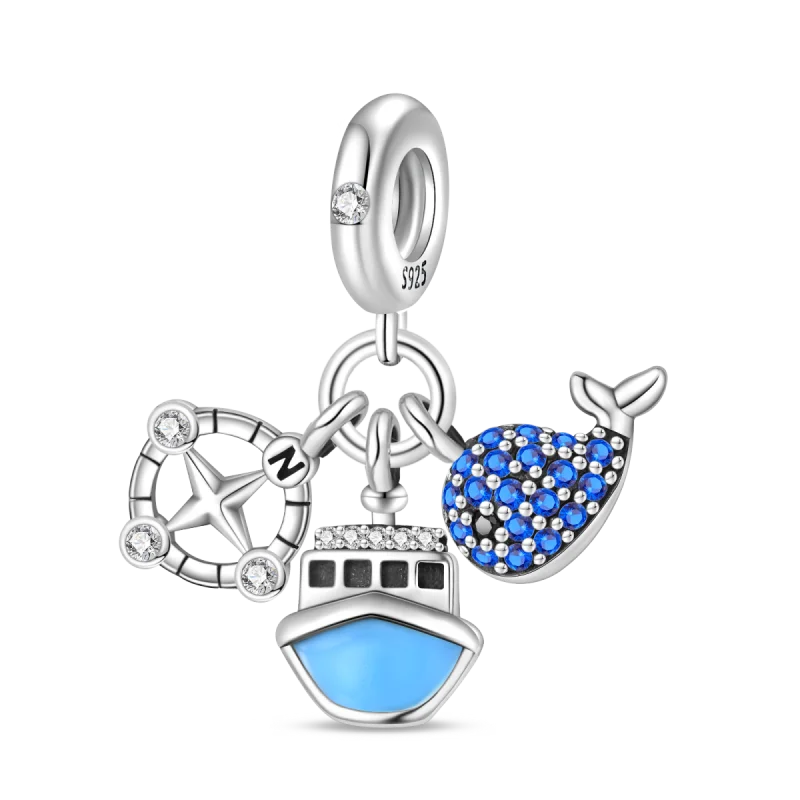 Ocean Series 925 Sterling Silver for Pandora Bracelet