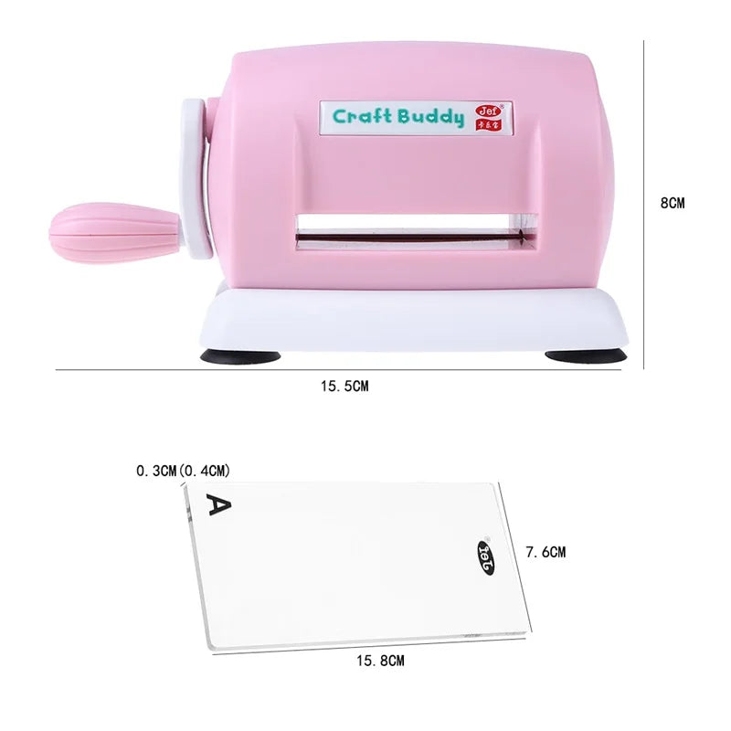 Mini Die Cutting Machine with 2 Cutting Pads