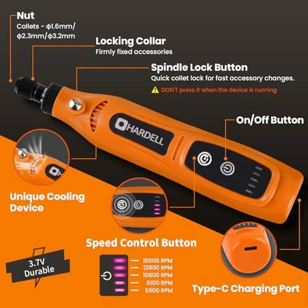 Cordless Mini Tool Kit with 282pcs Accessories