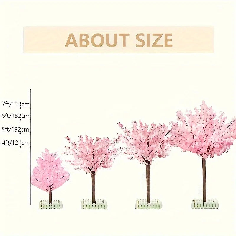 Handmade Artificial Cherry Trees, Natural Look