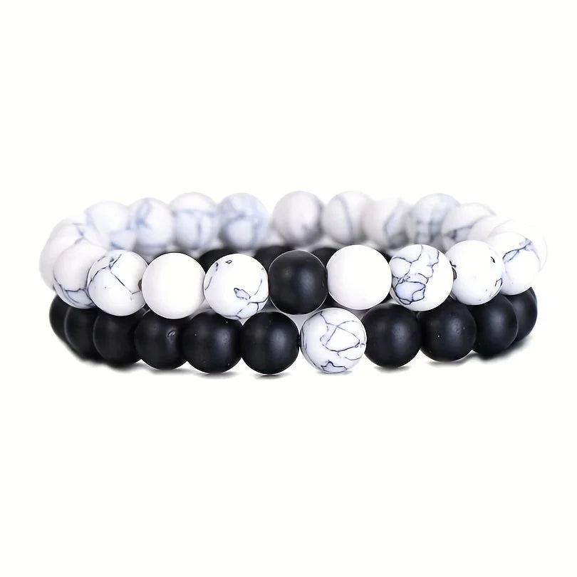 4Pcs Natural Stone Bracelet Lover Bracelets