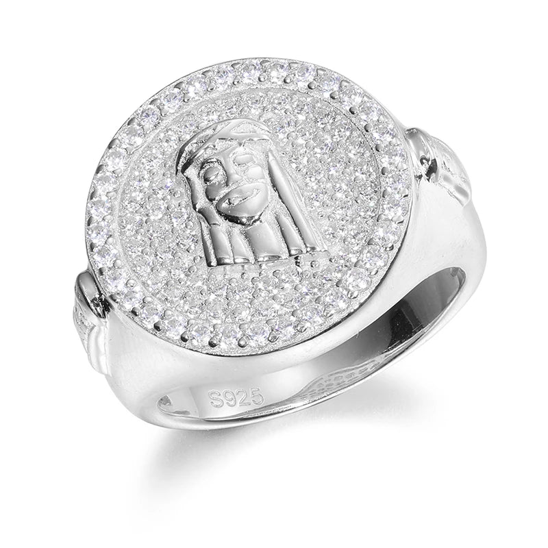 Sterling Unisex Baguette Moissanite Hip Hop Jewelry