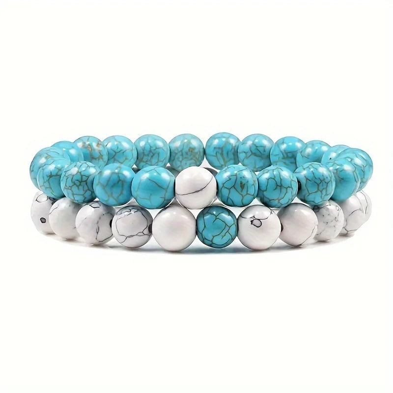 4Pcs Natural Stone Bracelet Lover Bracelets