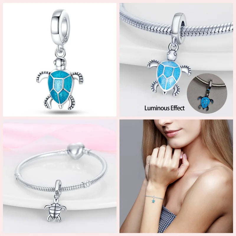 Ocean Series 925 Sterling Silver for Pandora Bracelet