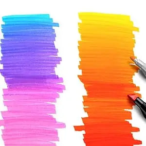 Permanent Alcohol Art Marker Set Double Tipped
