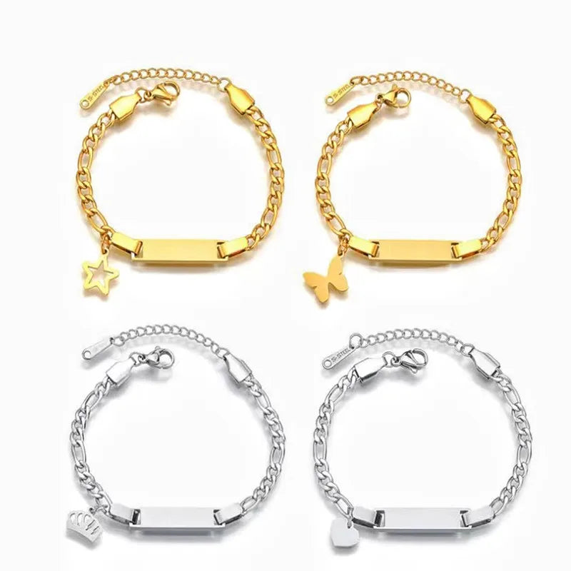 Custom Newborn Engraved ID Bracelet