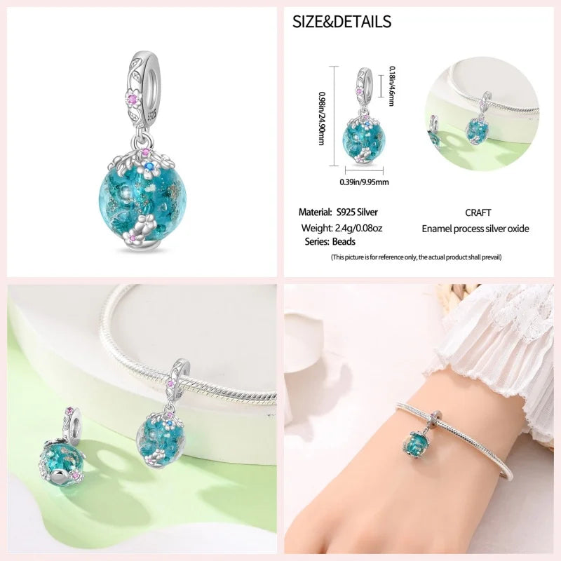 Ocean Series 925 Sterling Silver for Pandora Bracelet