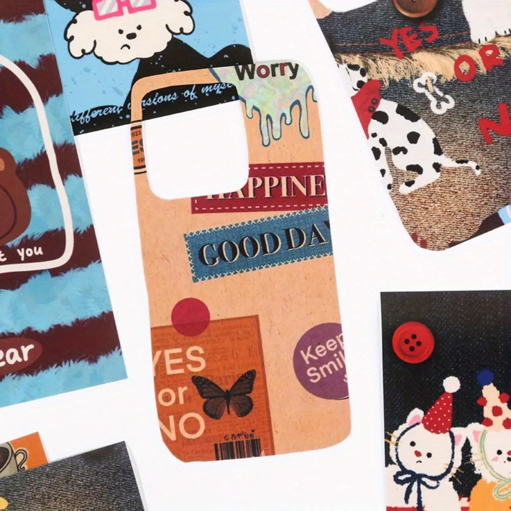 PVC Stickers, Cute Phone Back Decals