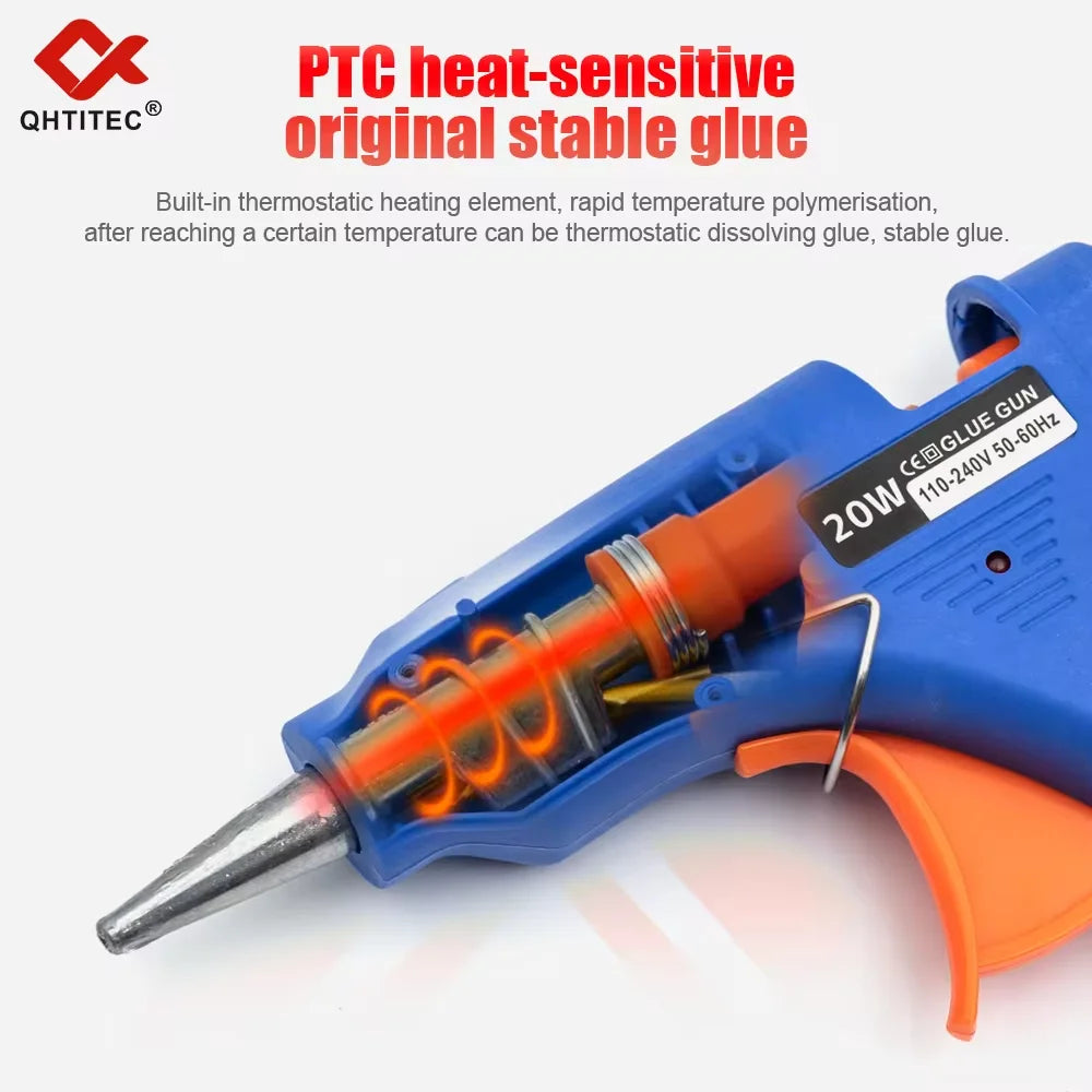 20W Hot Melt Glue Gun Mini Household Industrial Gun