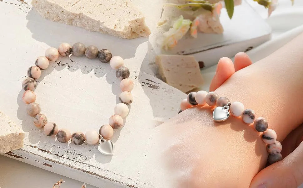 4Pcs Natural Stone Handmade Beaded Bracelets