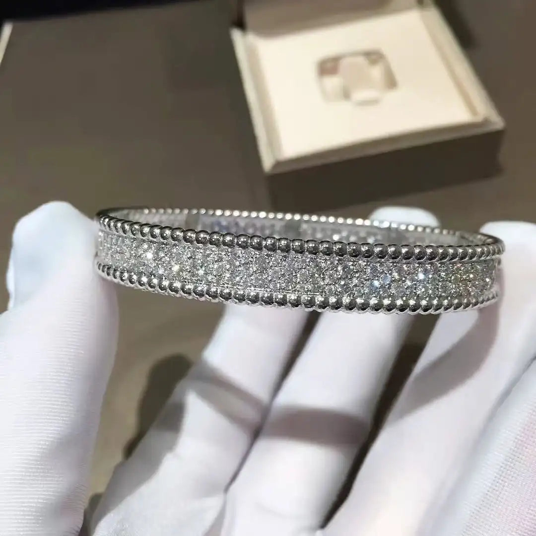 925 Sterling Silver Cubic Zirconia Bangle Bracelet