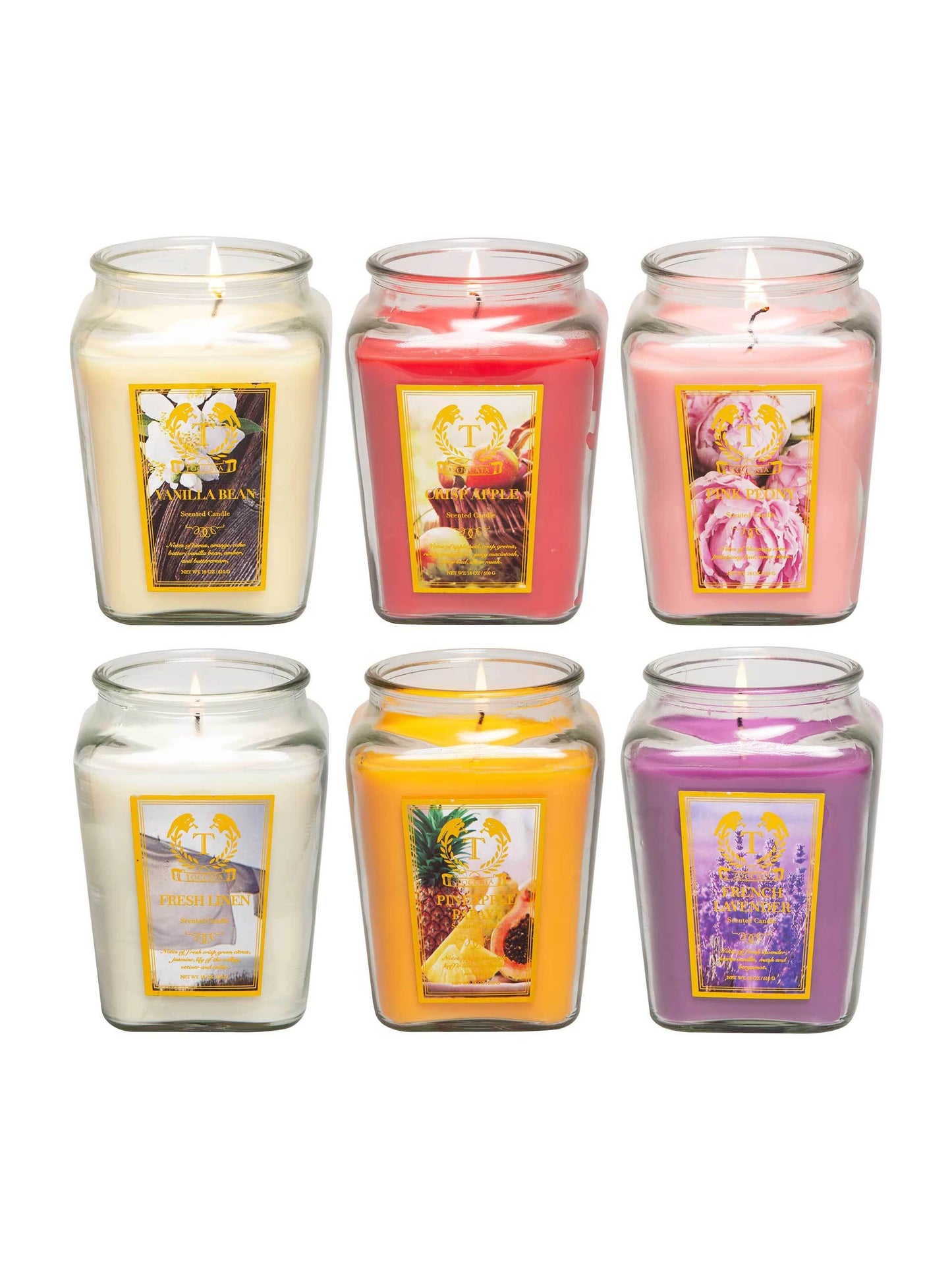 18oz/1pc Aroma Scented Candles