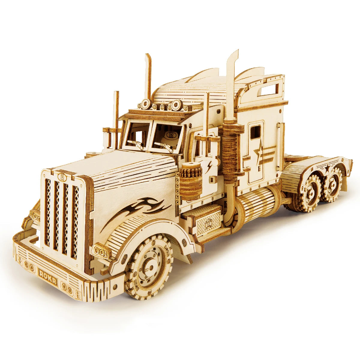 3D Puzzle Movable Steam Train, Car, Jeep, Semi for Children, Adult